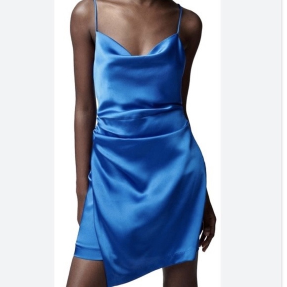 NWT Zara Cobalt Mini Dress